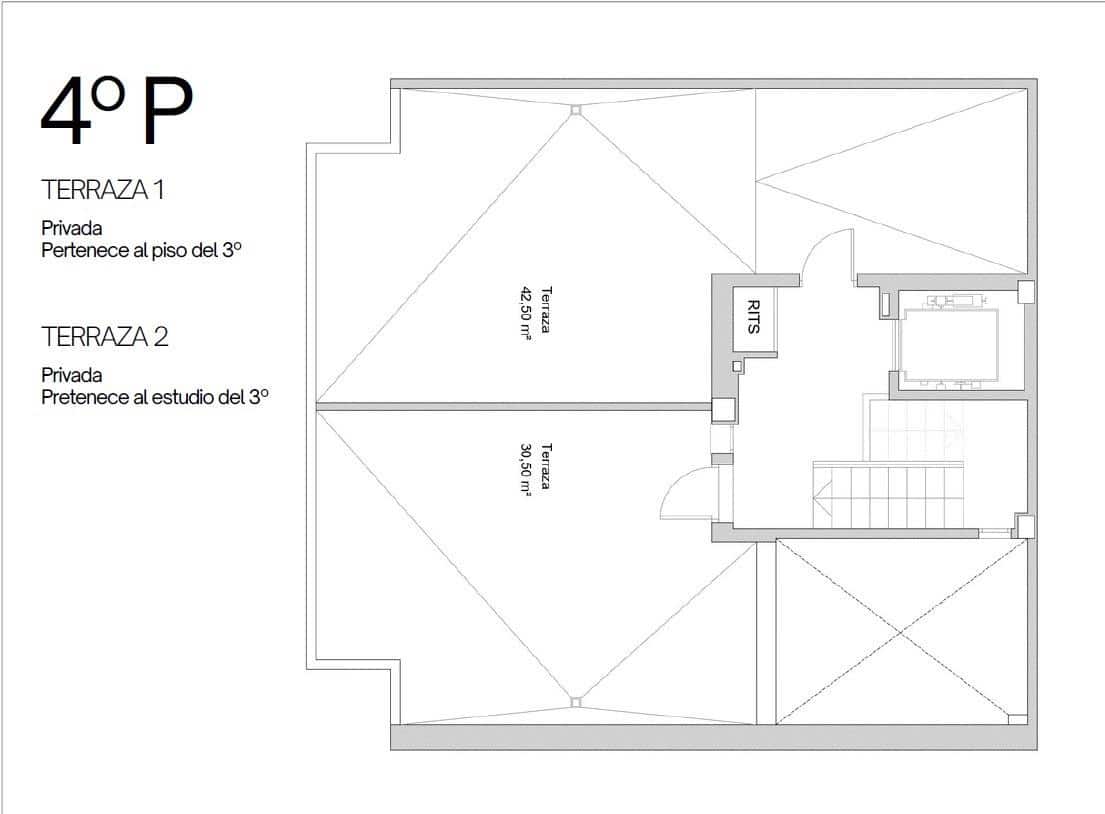 1 soveværelse Penthouse til salg i Malaga by - € 295.000 (Ref: 9099259)