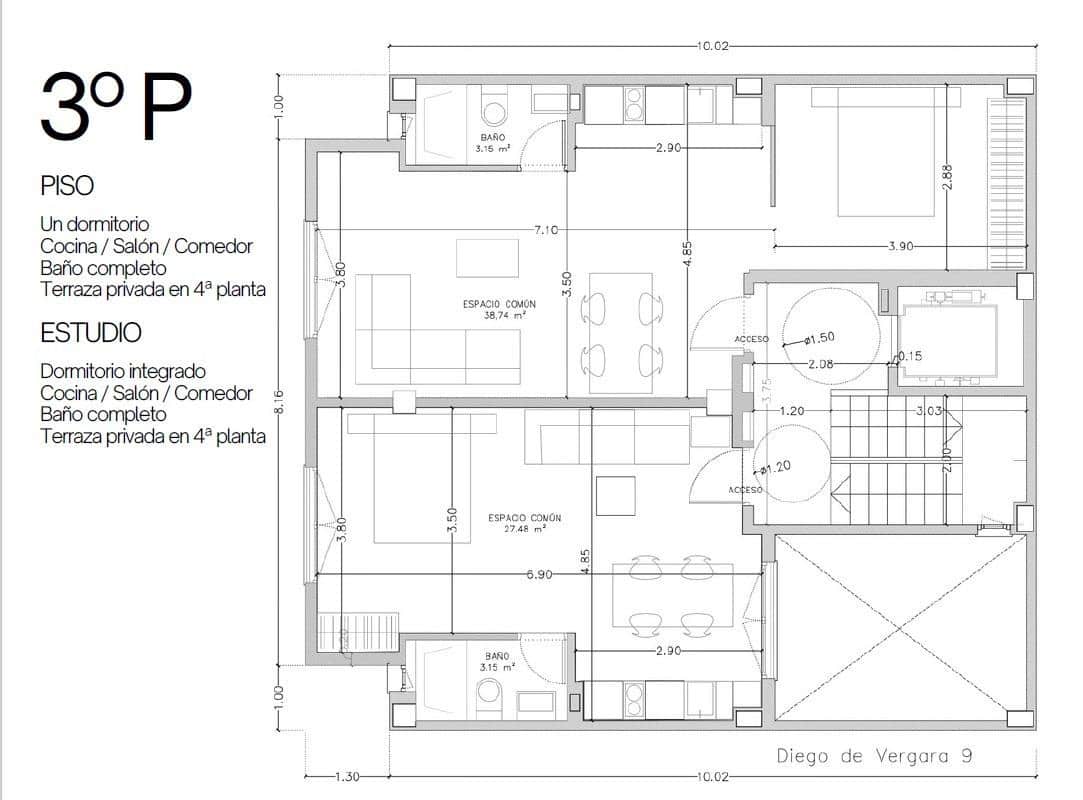 Studio til salg i Malaga by - € 240.000 (Ref: 9099260)