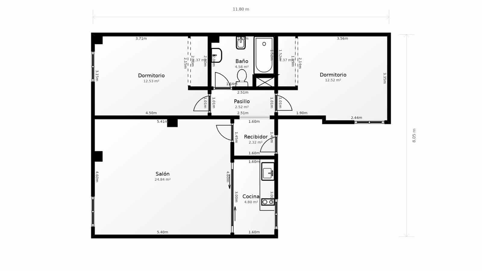 2 chambre Appartement à vendre à Malaga ville avec piscine - 285 000 € (Ref: 9147336)