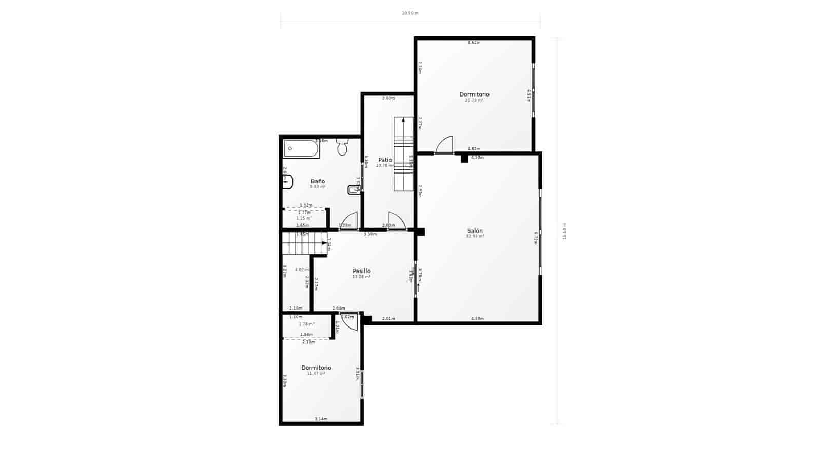 4 sovrum Hus till salu i Malaga stad - 400 000 € (Ref: 9226910)