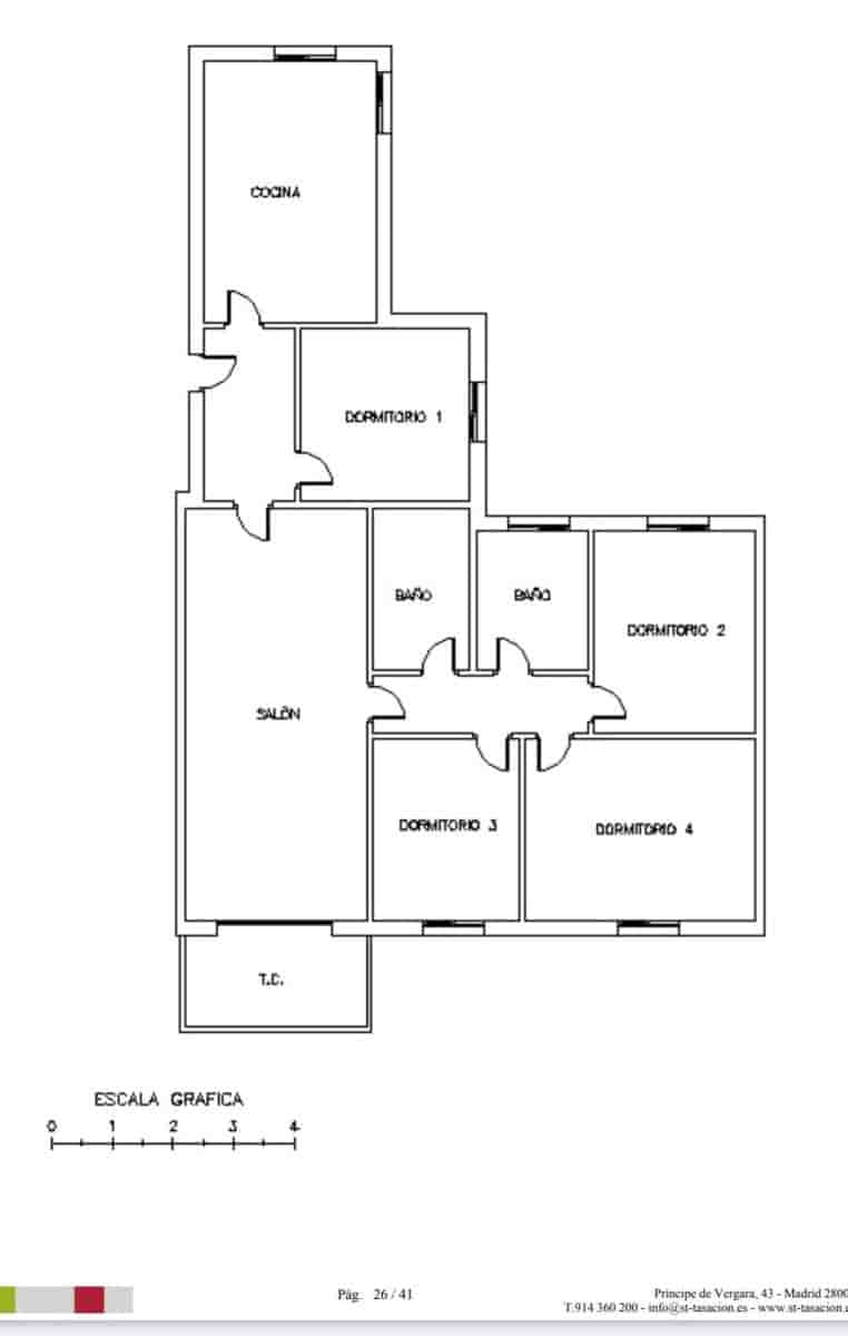 4 sovrum Lägenhet till salu i Malaga stad med garage - 425 000 € (Ref: 9295512)