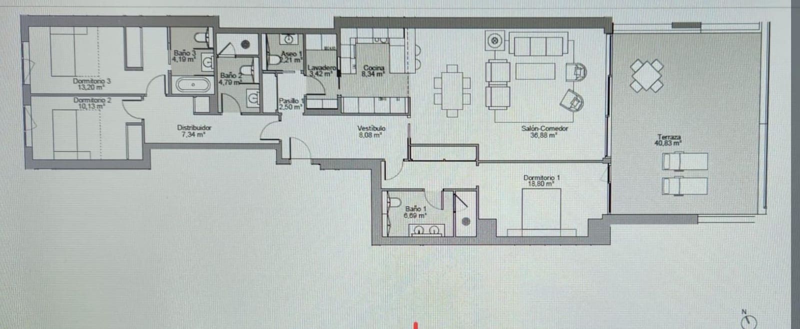 3 soverom Leilighet til salgs i Malaga by med svømmebasseng garasje - € 2 600 000 (Ref: 9338461)