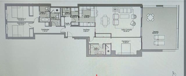 Piso de 3 habitaciones en Pacifico, Málaga ciudad en venta con piscina garaje - 2.600.000 € (Ref: 9338461)