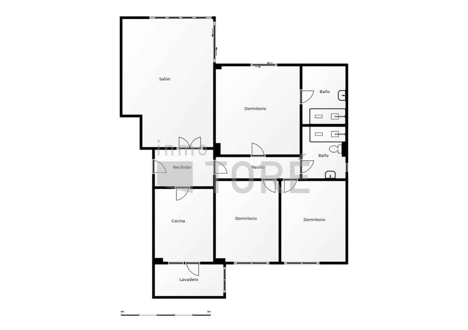 3 quarto Apartamento para venda em Malaga cidade - 717 000 € (Ref: 9382721)