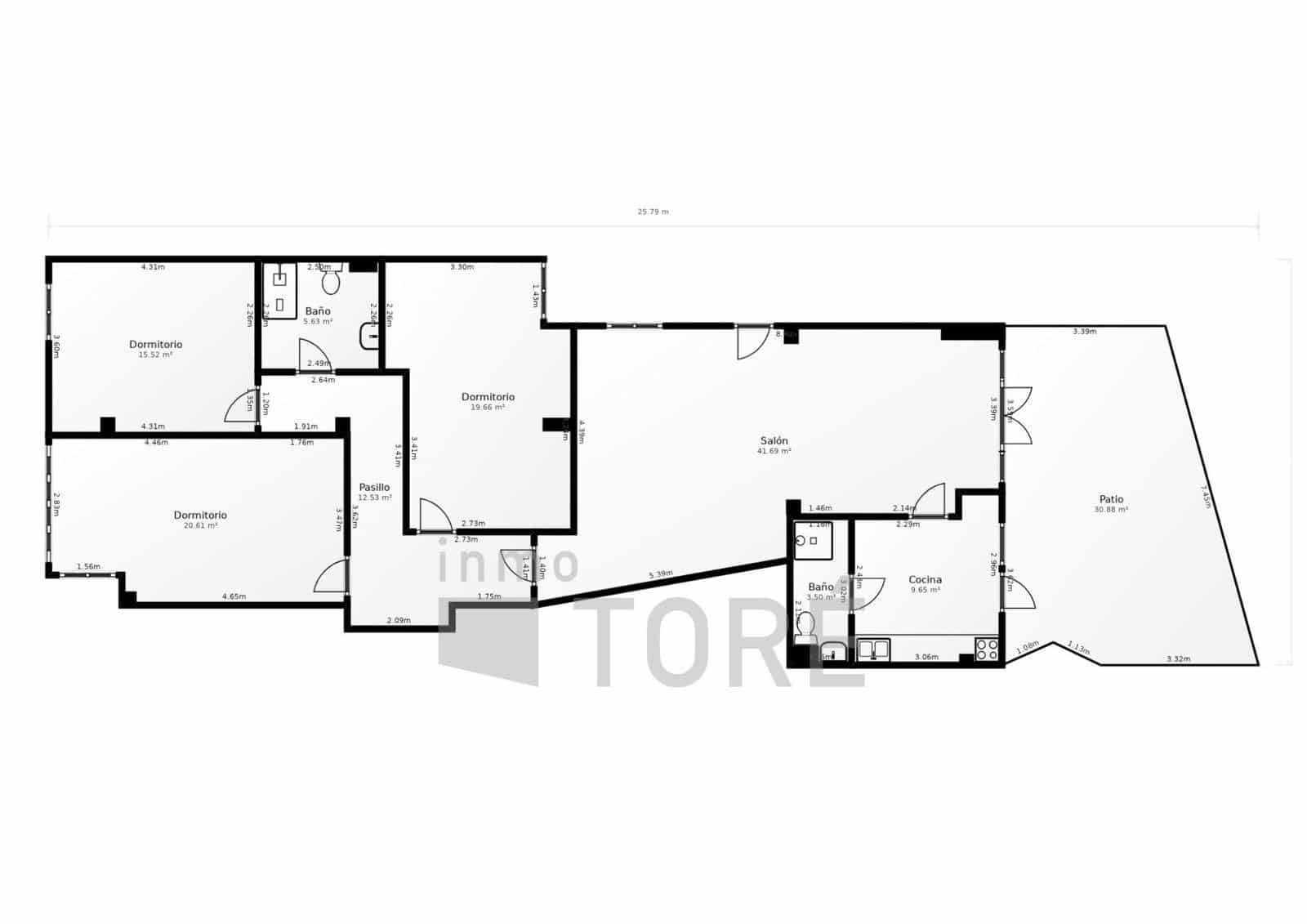 3 soveværelse Lejlighed til salg i Malaga by med garage - € 468.600 (Ref: 9401508)