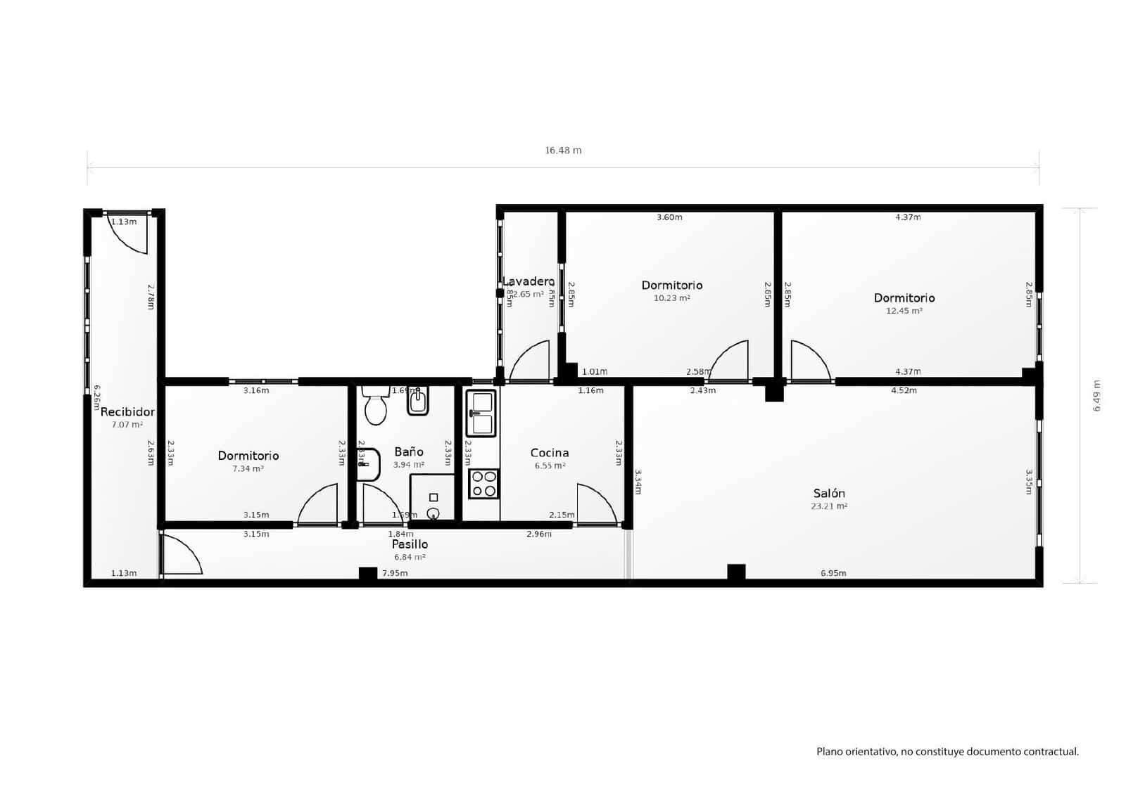 Piso de 3 habitaciones en Málaga ciudad en venta - 319.000 € (Ref: 9419589)
