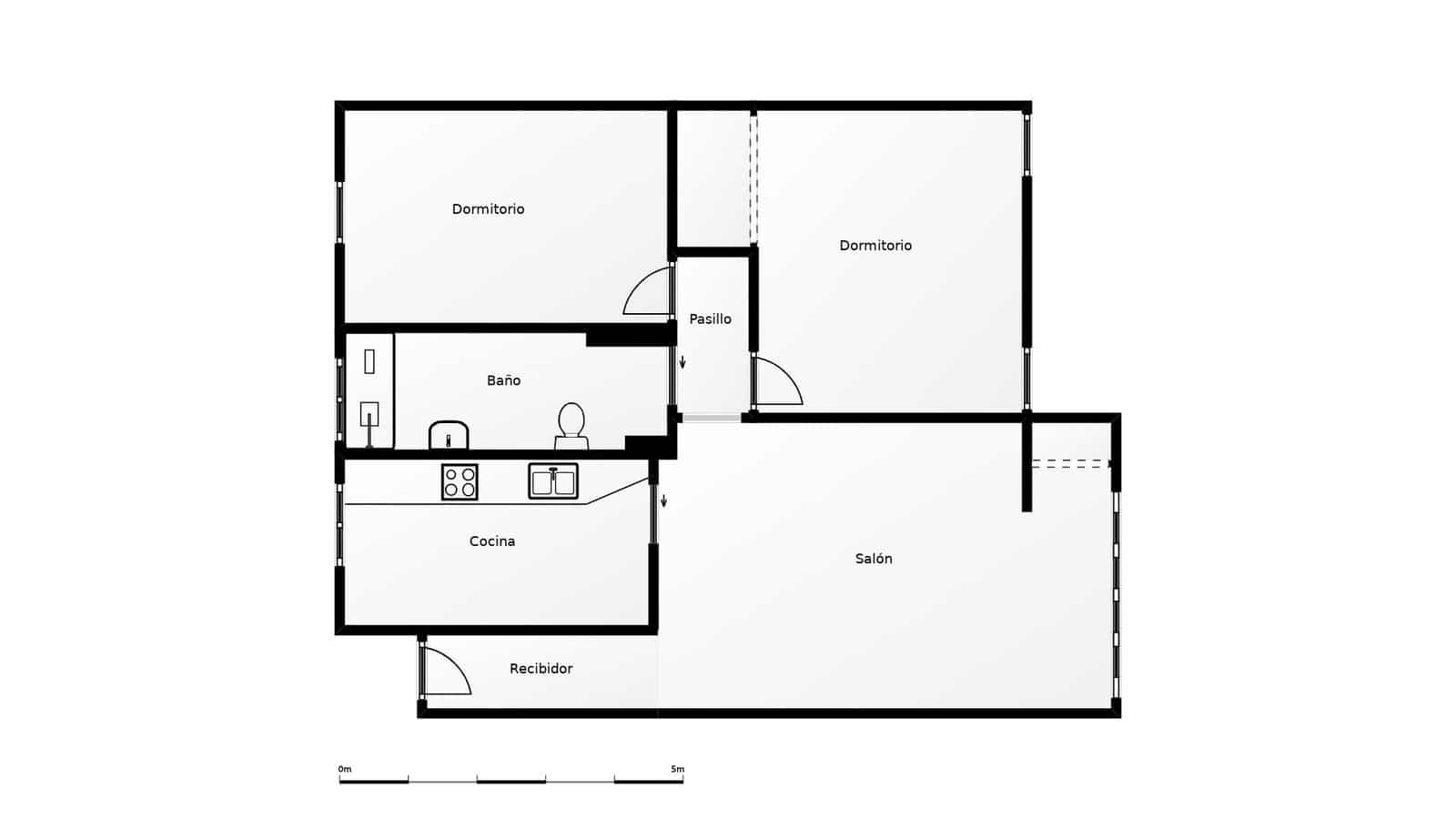 2 sypialnia Mieszkanie na sprzedaż w Miasto Malaga - 299 000 € (Ref: 9543817)