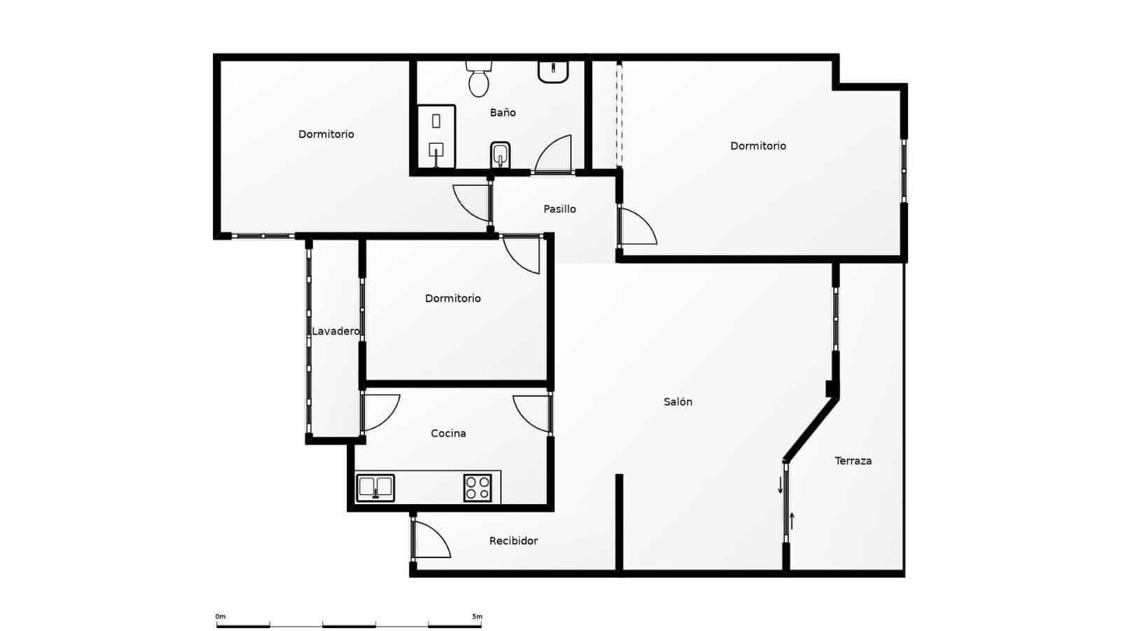 3 bedroom Flat for sale in Malaga city - € 320,000 (Ref: 9543819)
