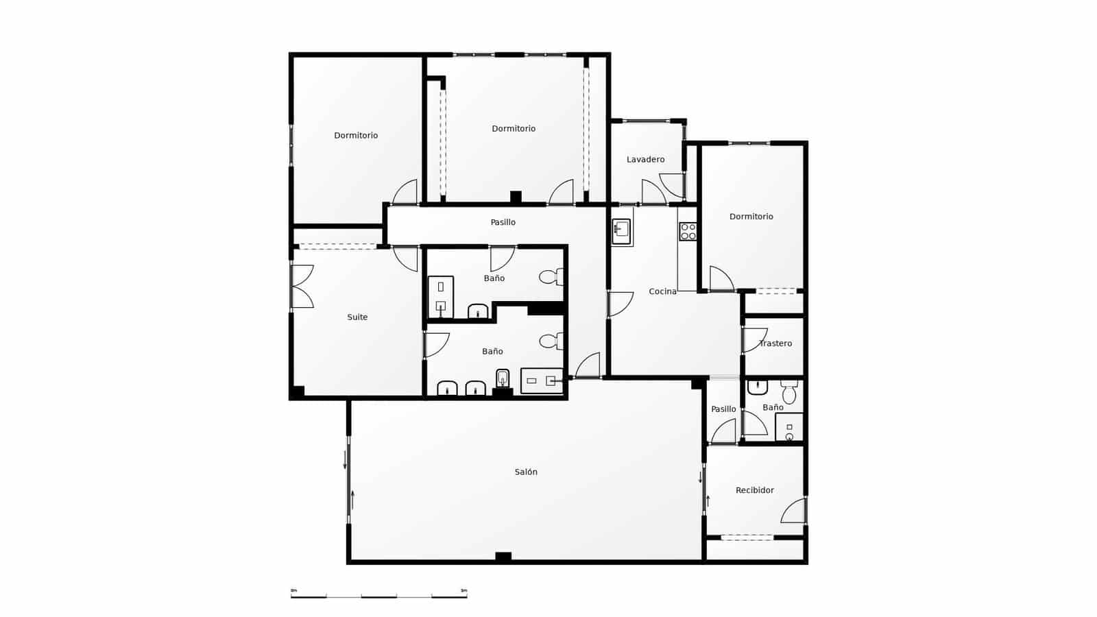 4 chambre Appartement à vendre à Malaga ville avec piscine garage - 1 100 000 € (Ref: 9605170)