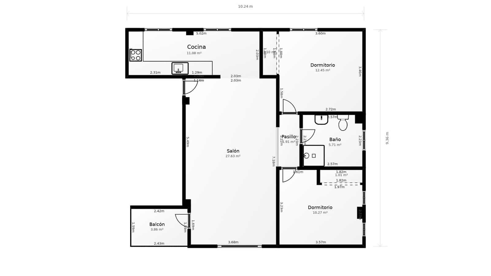 2 bedroom Flat for sale in Rincon de la Victoria - € 280,000 (Ref: 9605171)