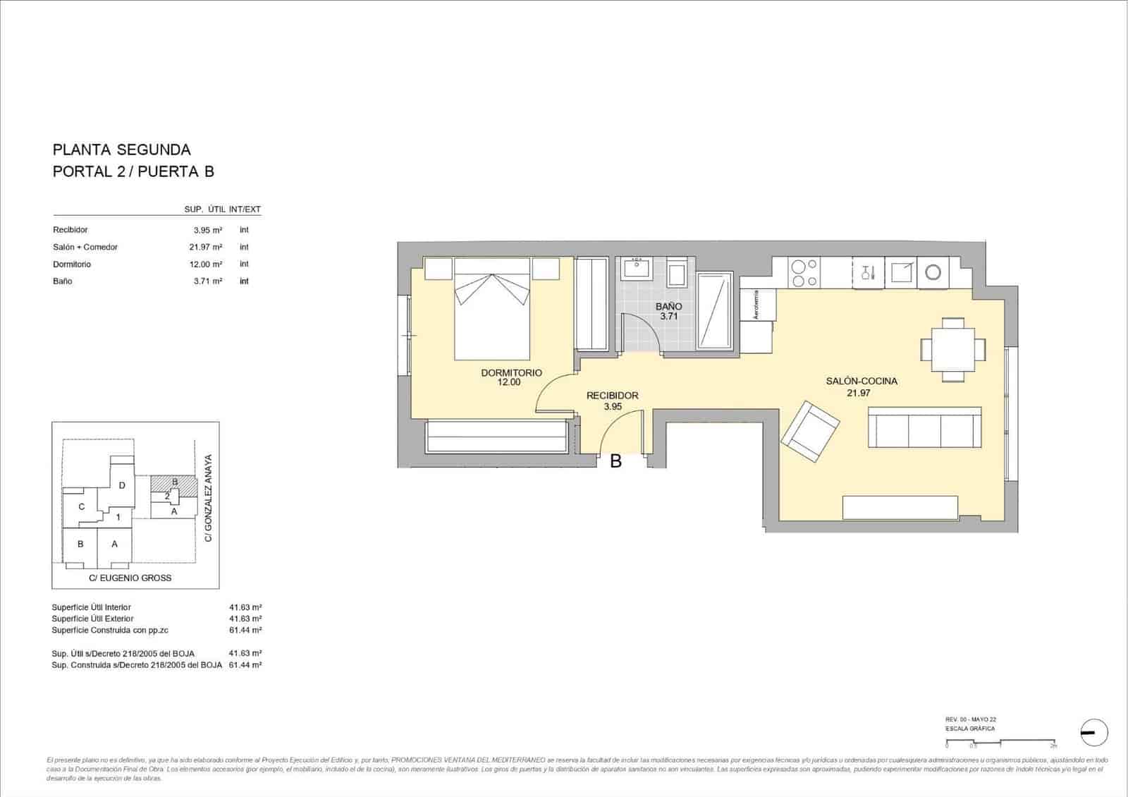 1 camera da letto Appartamento in vendita in Malaga citta con piscina garage - 350.000 € (Rif: 9634498)