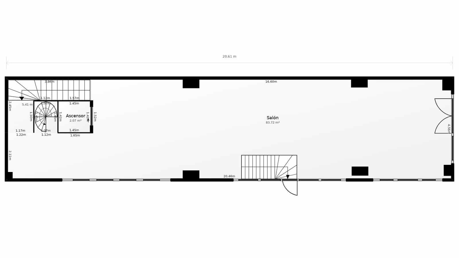 Comercial para arrendar em Malaga cidade - 4 000 € (Ref: 9698912)