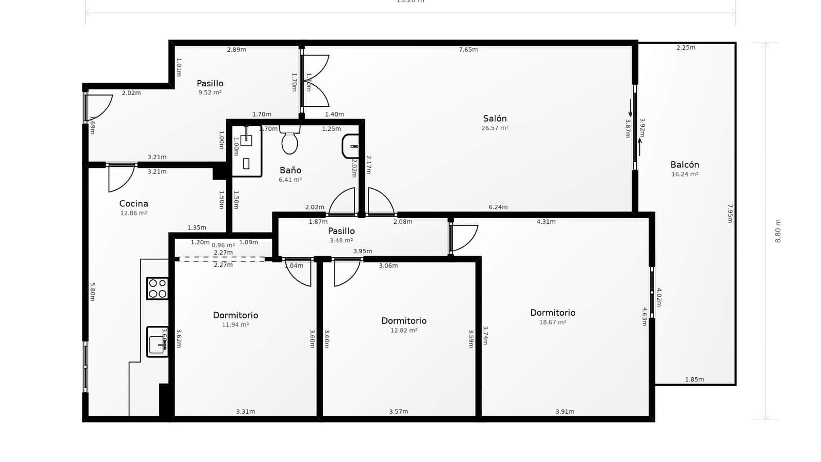 3 bedroom Flat for sale in Rincon de la Victoria with pool - € 364,000 (Ref: 9721854)