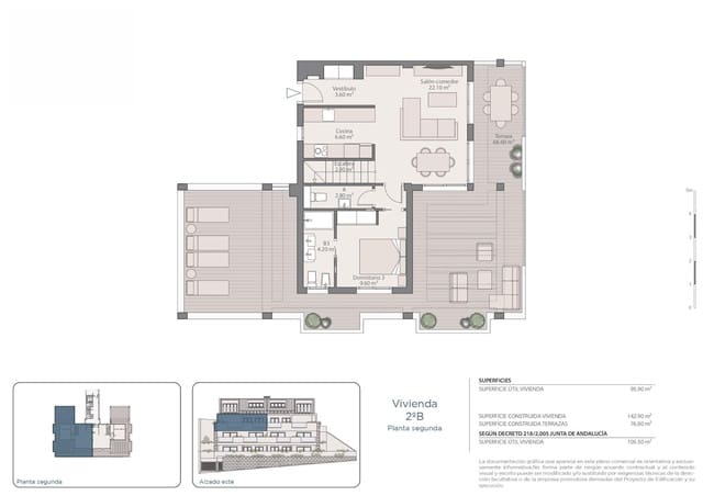 3 soveværelse Lejlighed til salg i Torrequebrada, Benalmádena med garage - € 810.000 (Ref: 9851922)