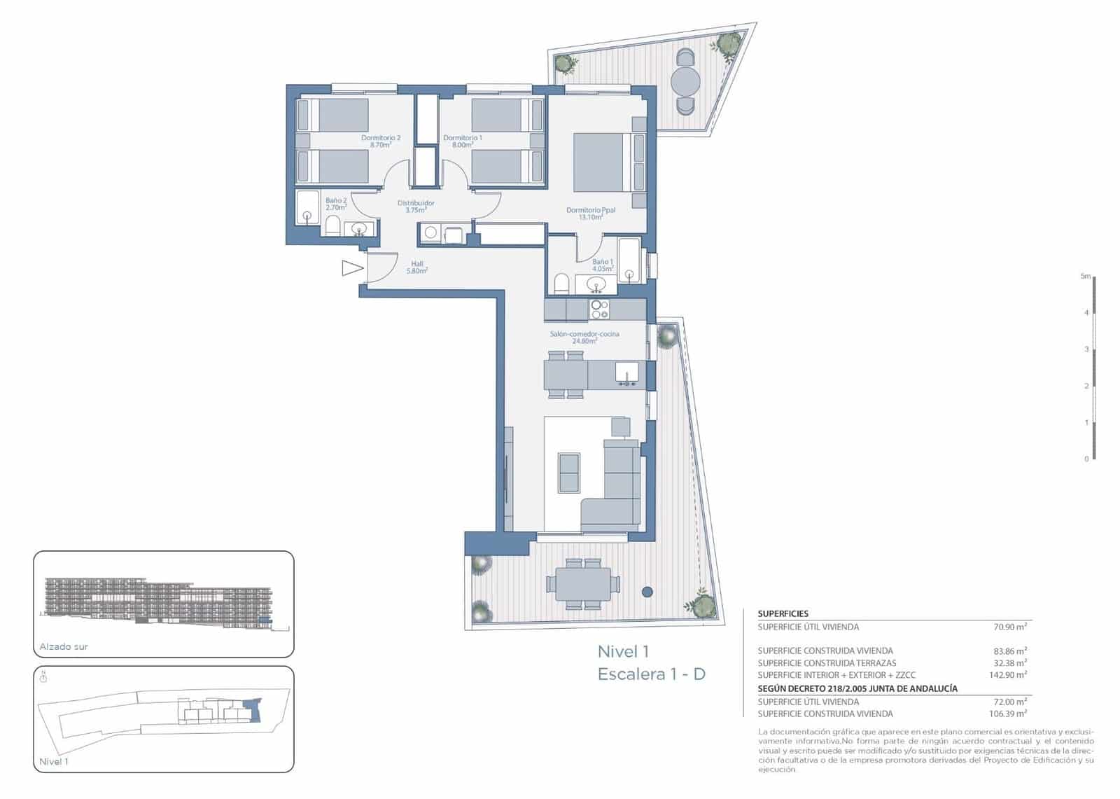 3 bedroom Flat for sale in Fuengirola with pool garage - € 425,000 (Ref: 9851927)