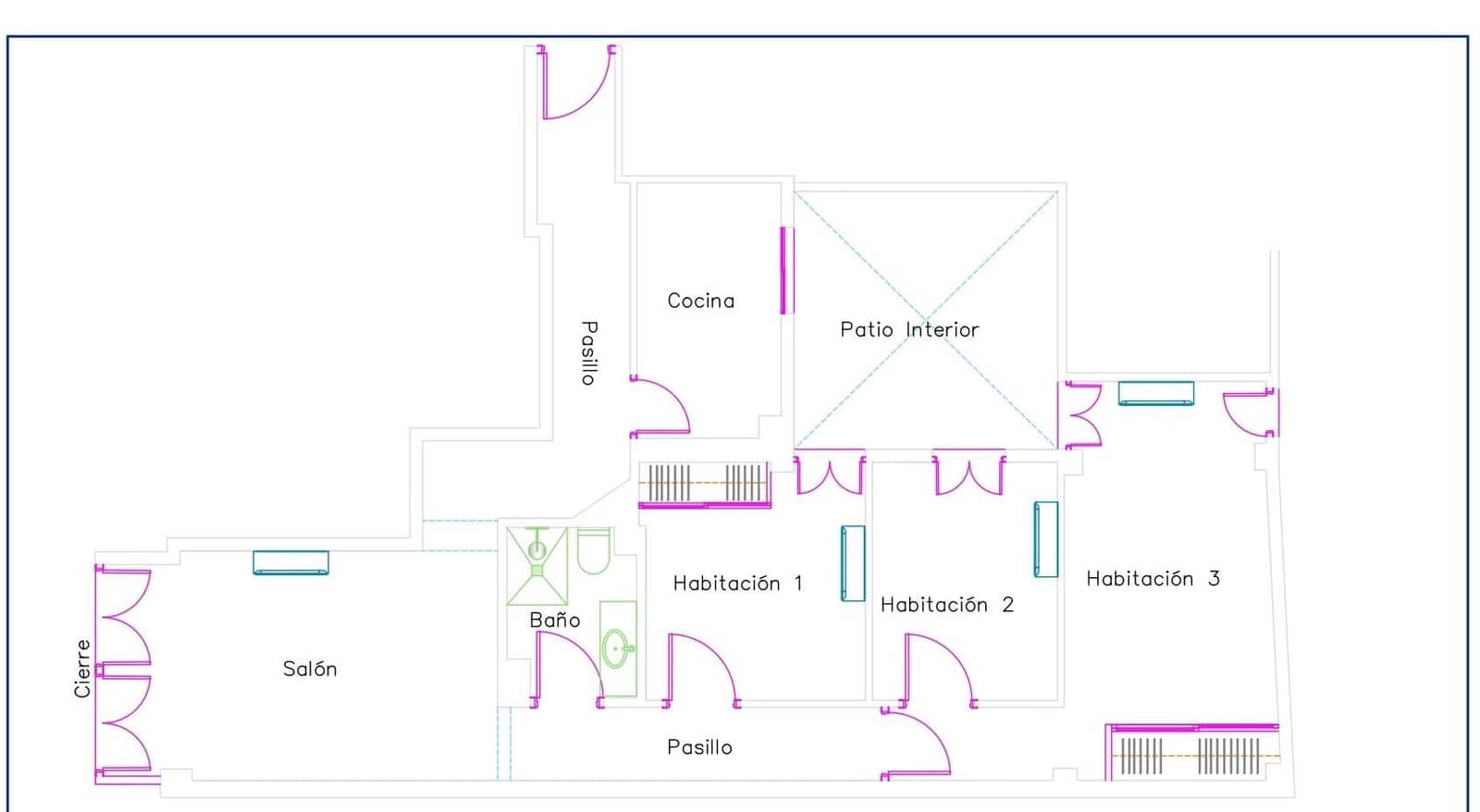 3 quarto Apartamento para venda em Malaga cidade - 295 000 € (Ref: 9990823)