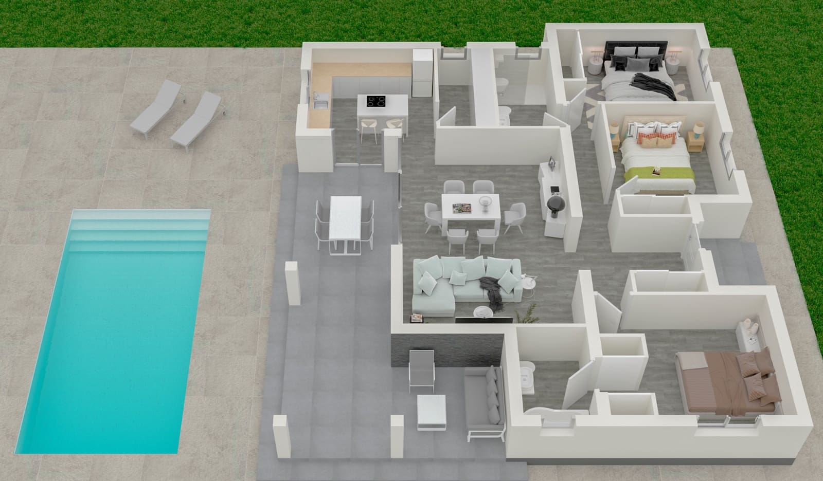 3 makuuhuone Huvila myytävänä paikassa Macisvenda mukana uima-altaan - 265 000 € (Ref: 6666527)