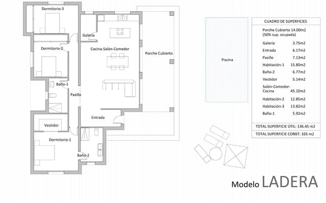 3 camera da letto Villa in vendita in Macisvenda, Abanilla con piscina - 290.000 € (Rif: 6666531)