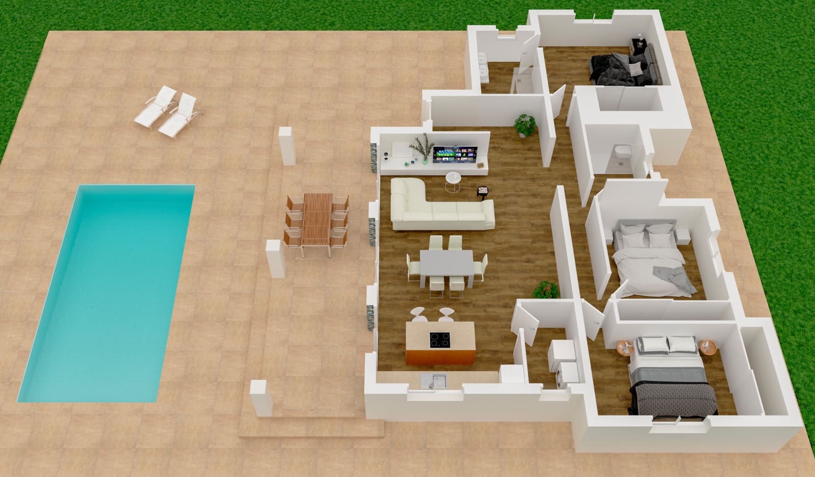 3 camera da letto Villa in vendita in Macisvenda con piscina - 290.000 € (Rif: 6666531)