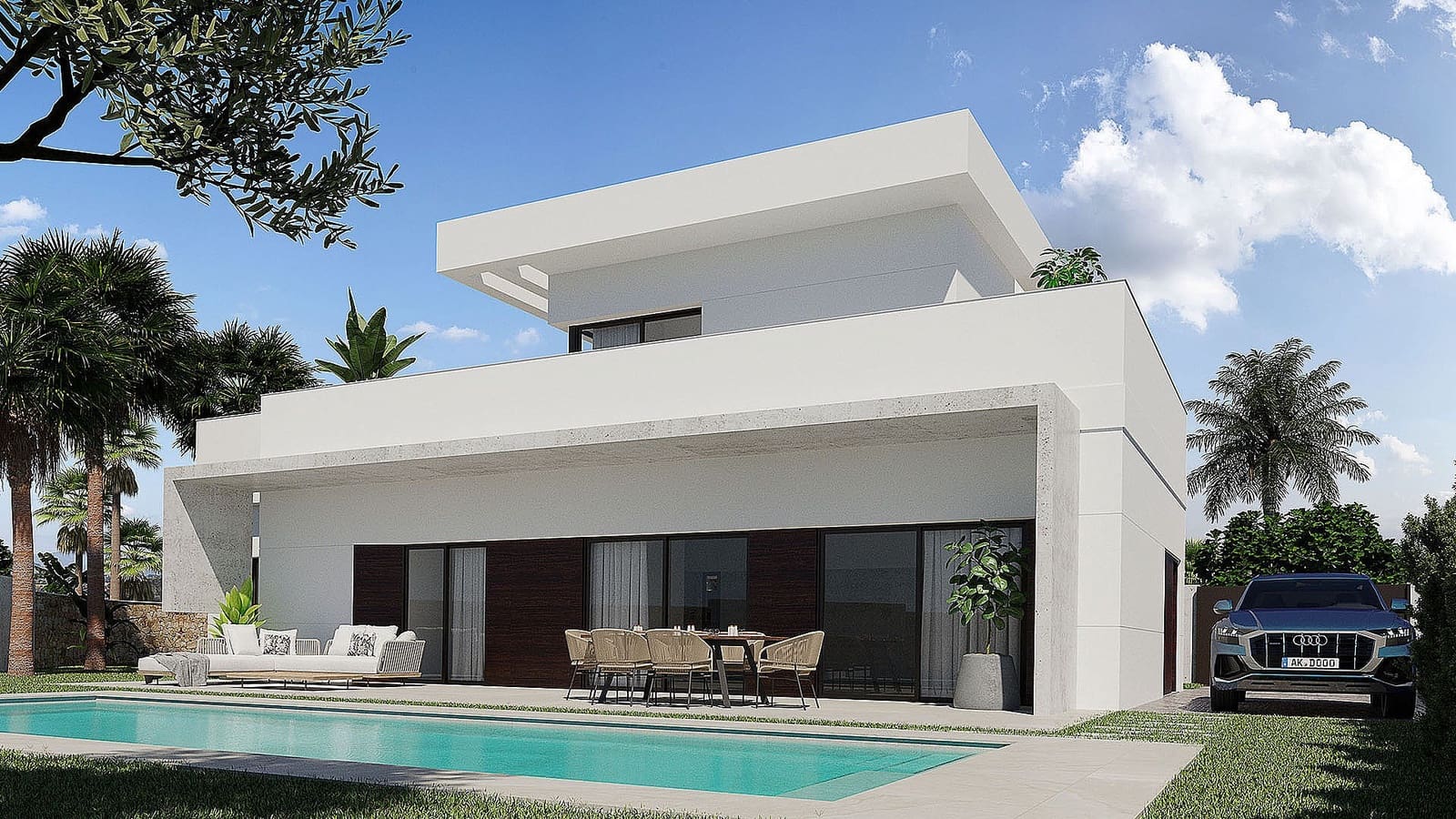 Chalet de 3 habitaciones en Ciudad Quesada en venta con piscina - 900.000 € (Ref: 7789521)