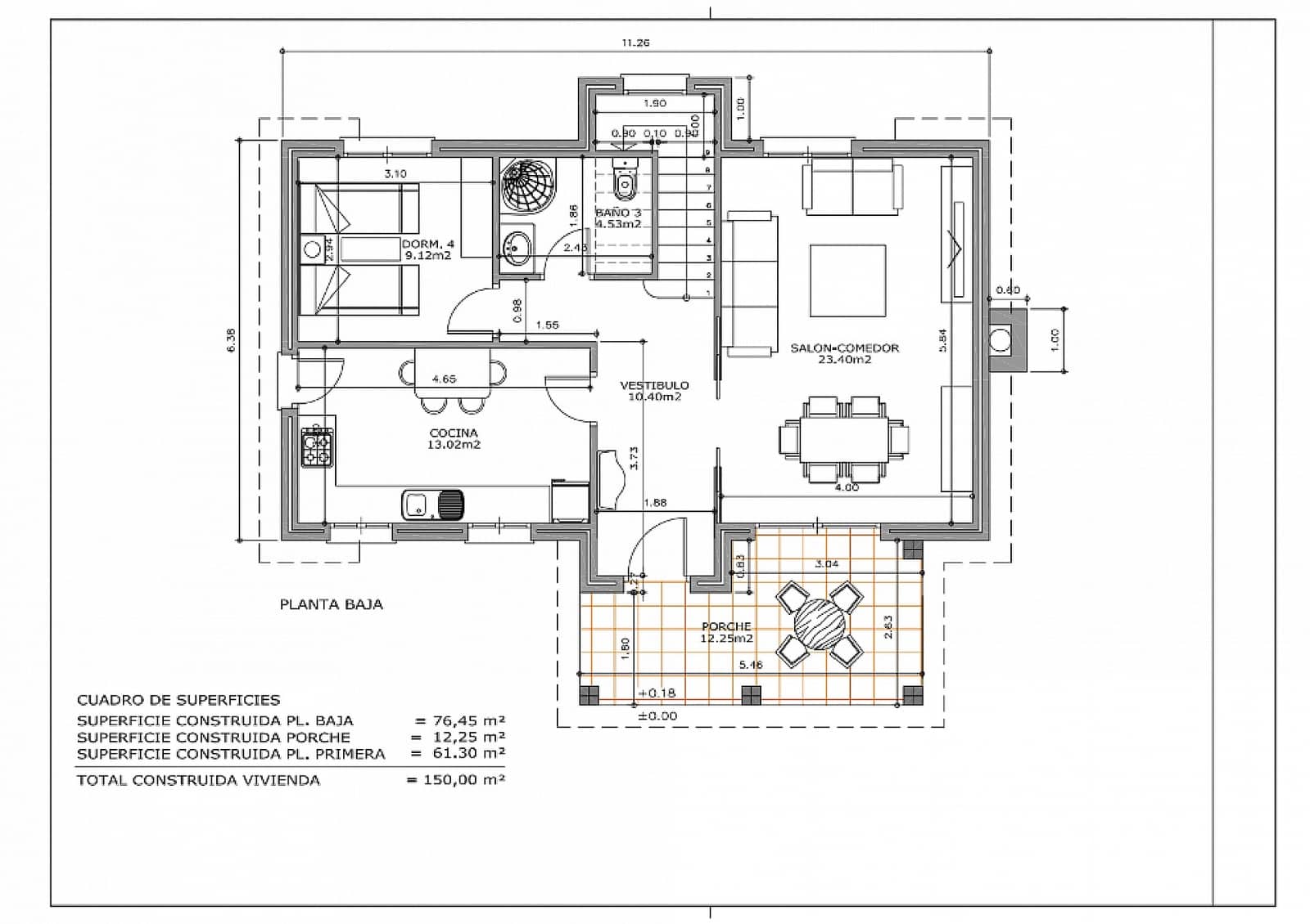 4 bedroom Villa for sale in Pinoso with pool - € 337,000 (Ref: 7911444)