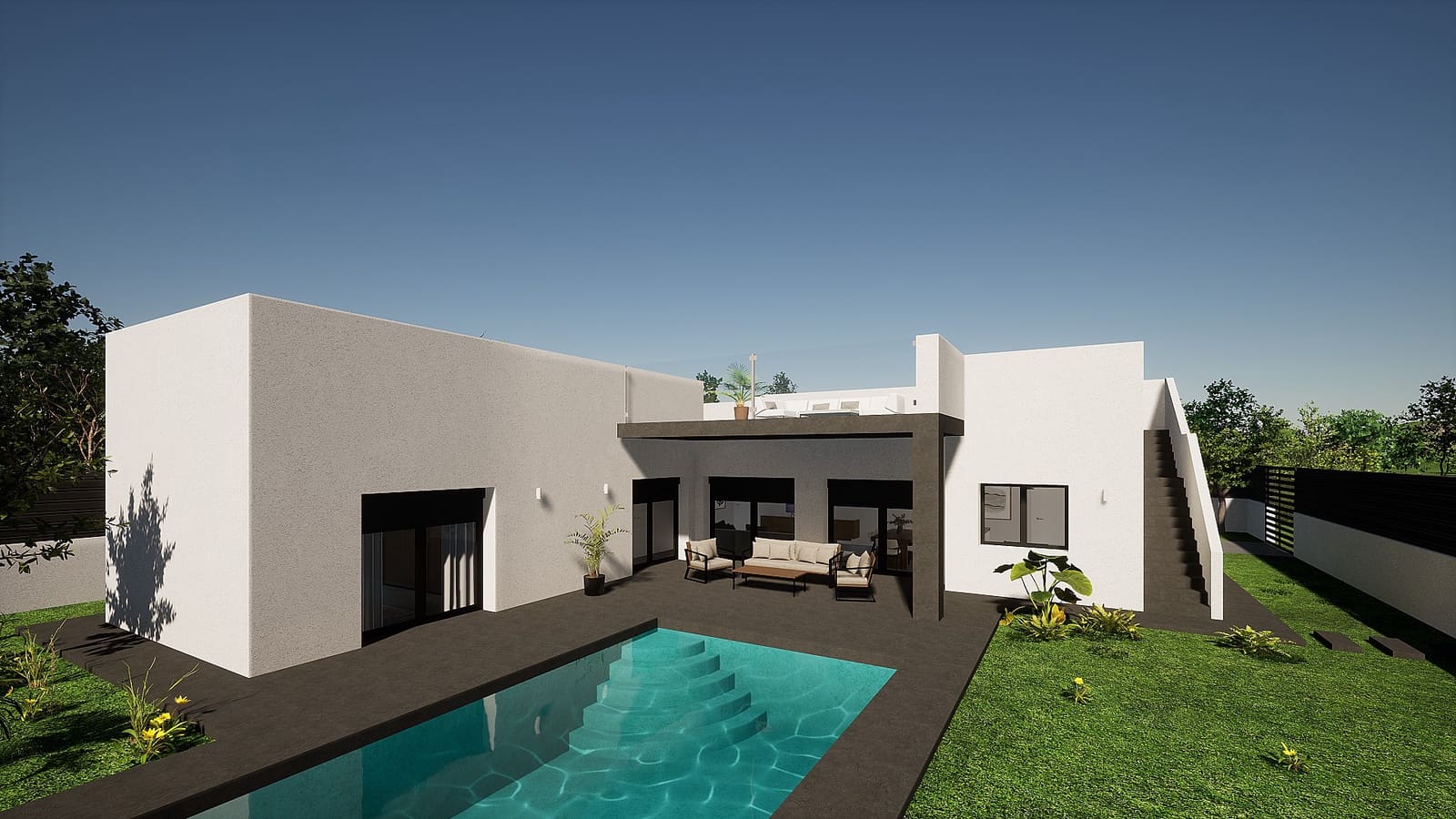 3 Zimmer Villa zu verkaufen in Pinoso mit Pool - 305.000 € (Ref: 8473168)