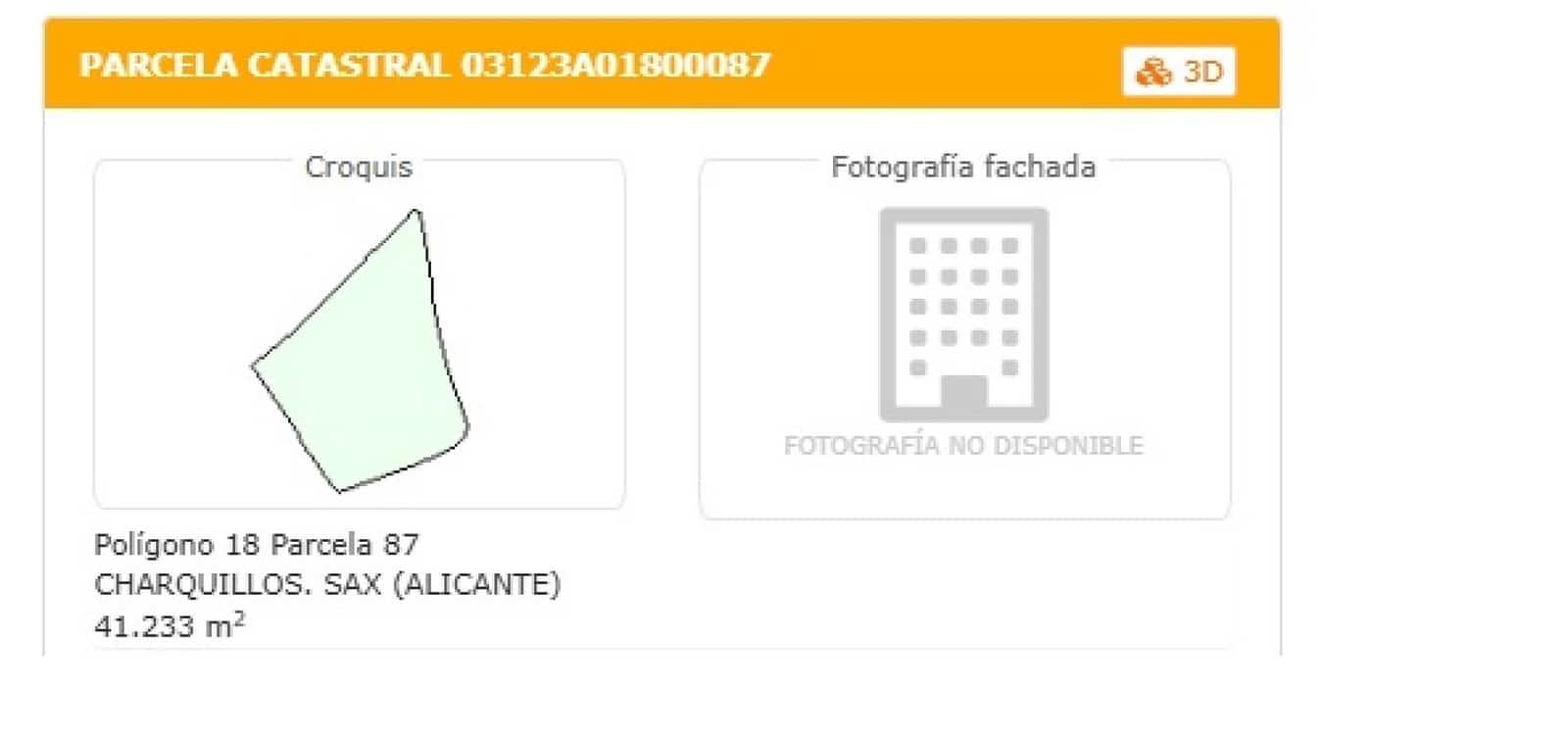 Undeveloped Land for sale in Sax - € 140,000 (Ref: 9937366)