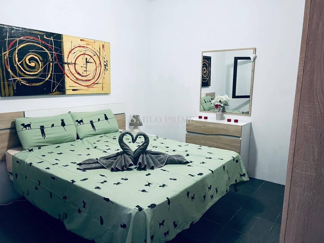1 slaapkamer Flat te huur in Arona met zwembad garage - € 1.250 (Ref: 10099030)