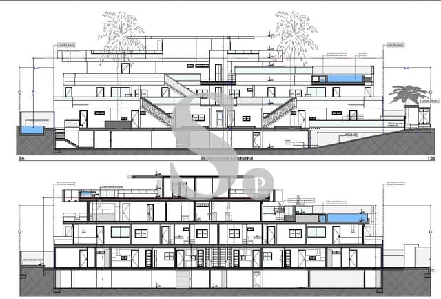 2 soveværelse Lejlighed til salg i Playa de las Americas, Arona med swimmingpool garage - € 854.310 (Ref: 10104337)