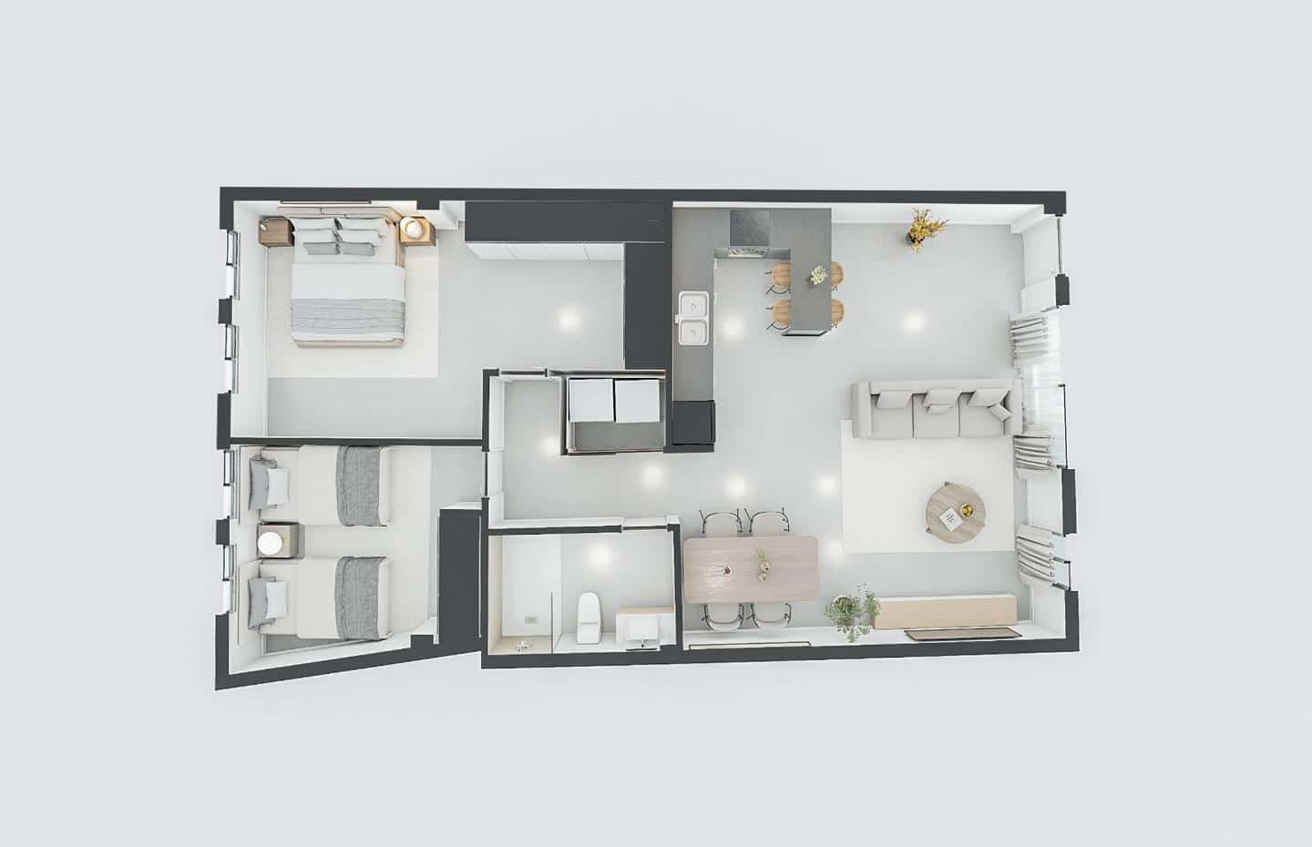 2 Zimmer Wohnung zu verkaufen in Adeje - 250.000 € (Ref: 10154154)