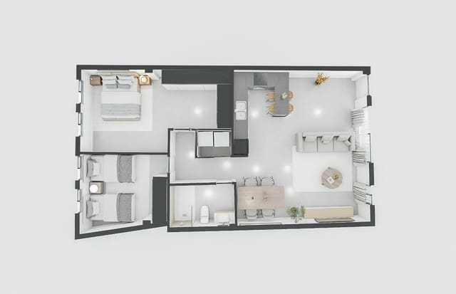 2 Zimmer Wohnung zu verkaufen in Armeñime, Adeje - 250.000 € (Ref: 10154154)