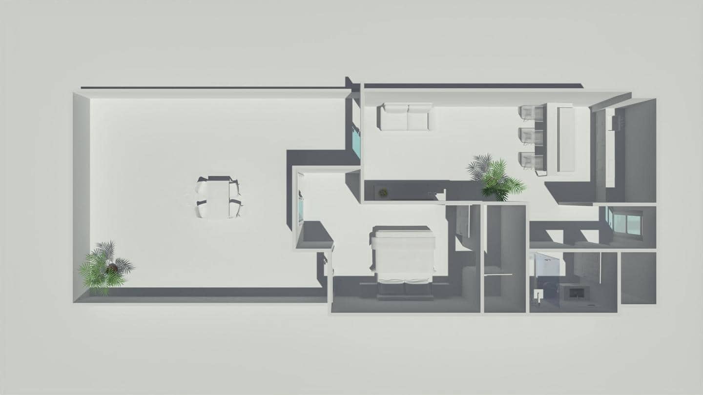 2 chambre Appartement à vendre à Granadilla de Abona avec piscine garage - 350 000 € (Ref: 9341781)