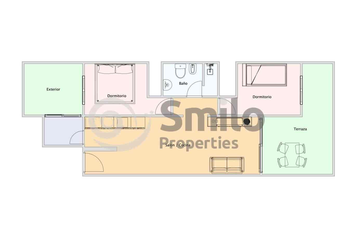 2 chambre Appartement à vendre à Poris de Abona avec piscine garage - 260 000 € (Ref: 9424139)