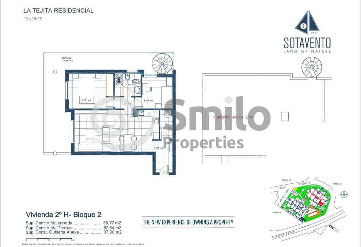 2 camera da letto Appartamento in vendita in Granadilla de Abona con piscina garage - 500.000 € (Rif: 9641096)