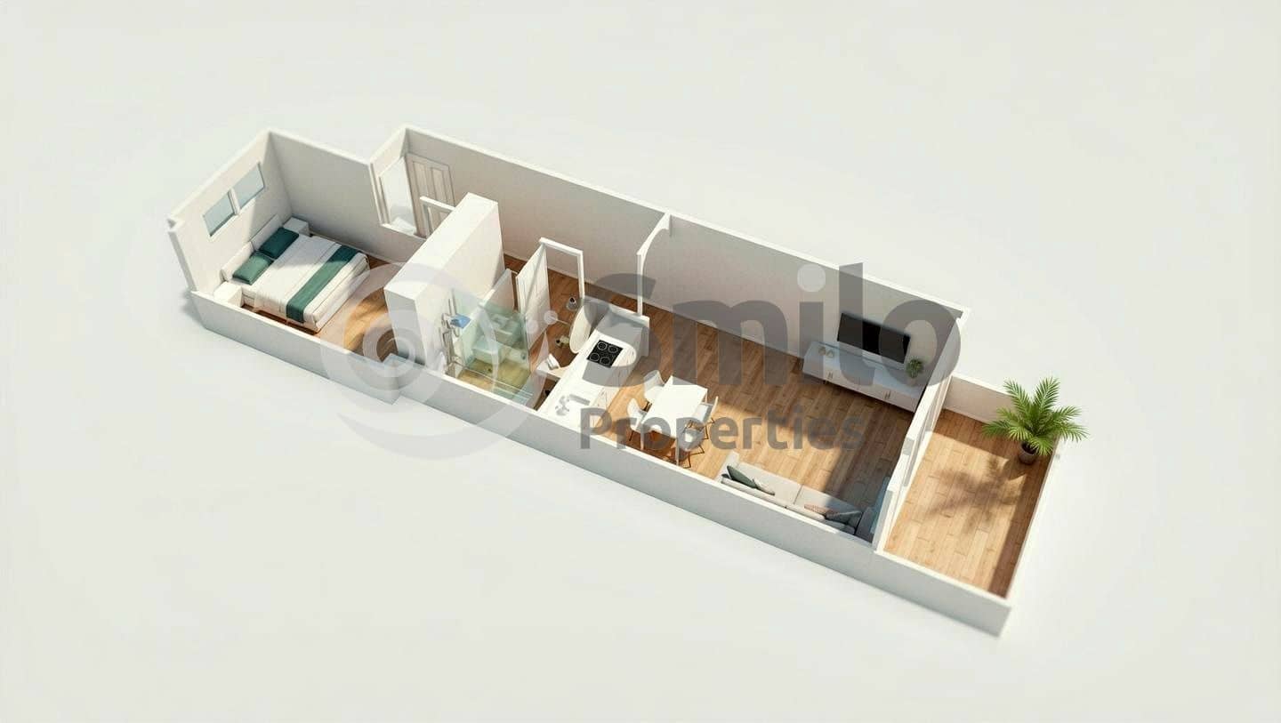 1 Zimmer Wohnung zu verkaufen in Adeje mit Pool - 205.000 € (Ref: 9720892)