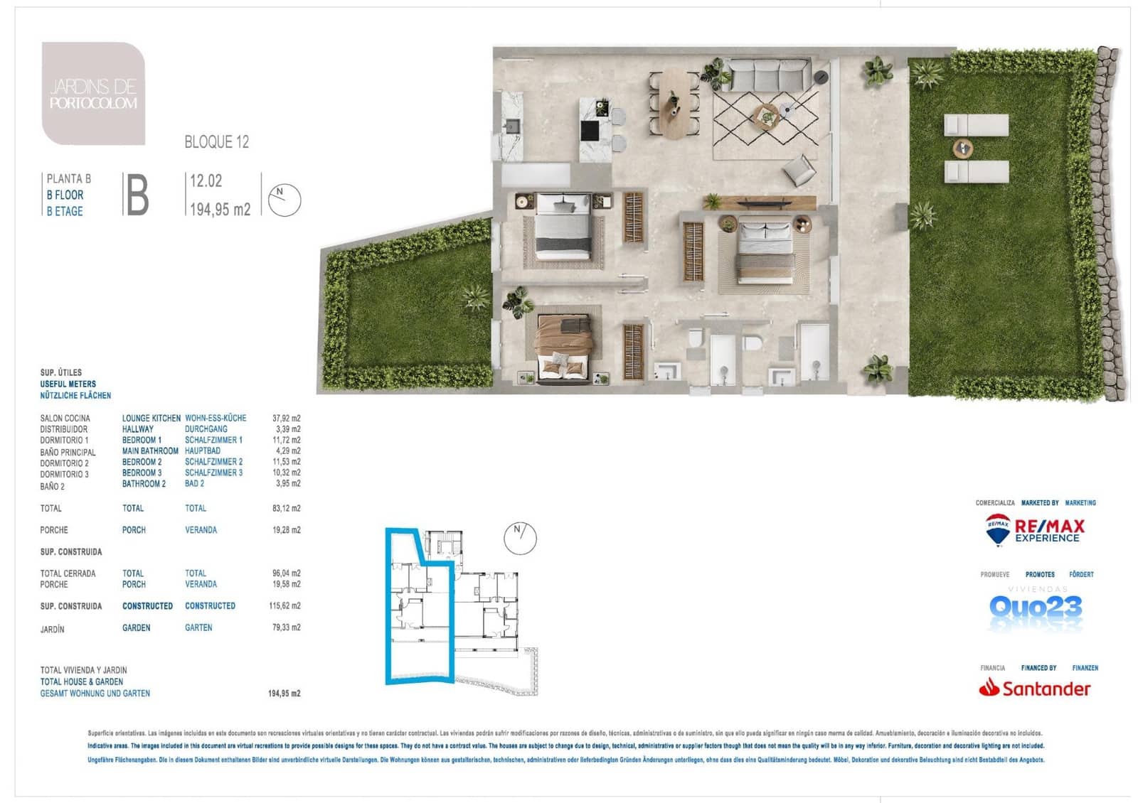 3 soveværelse Lejlighed til salg i Portocolom med swimmingpool - € 580.000 (Ref: 8365959)
