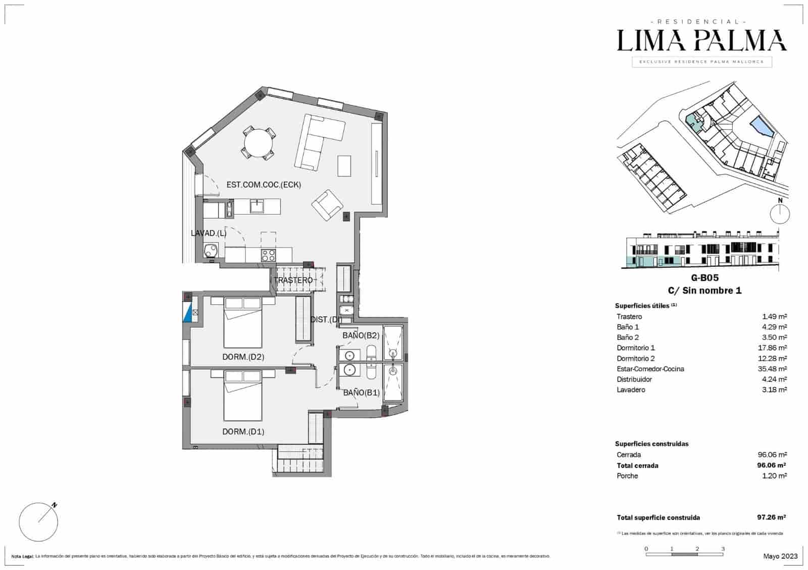 2 bedroom Villa for sale in Palma de Mallorca with pool - € 495,000 (Ref: 8487785)