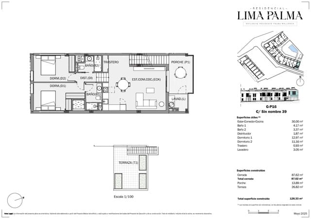 2 camera da letto Attico in vendita in Palma de Mallorca con piscina - 579.000 € (Rif: 8491185)