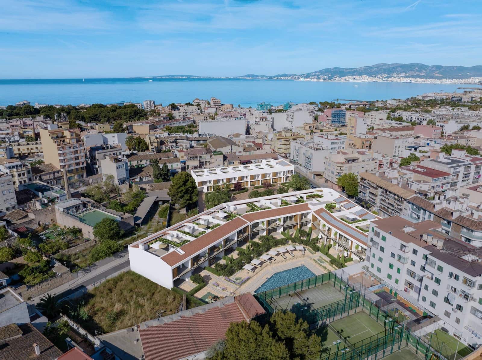 2 soveværelse Penthouse til salg i Palma de Mallorca med swimmingpool garage - € 522.000 (Ref: 8532029)