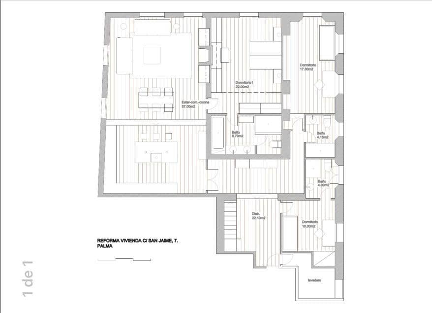 3 soveværelse Penthouse til salg i Palma de Mallorca med garage - € 2.250.000 (Ref: 8574173)