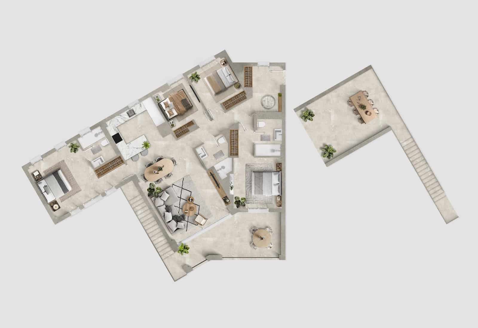 3 soveværelse Lejlighed til salg i Portocolom med swimmingpool - € 650.000 (Ref: 8636993)