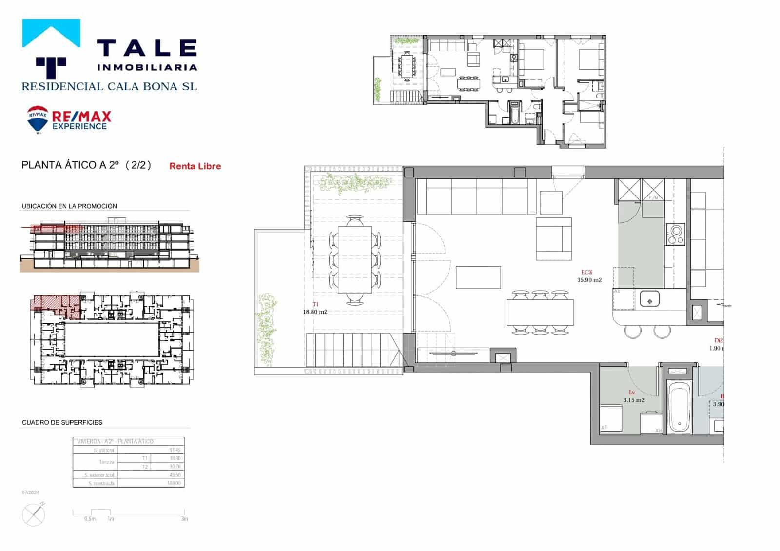 3 soveværelse Penthouse til salg i Cala Millor - € 476.000 (Ref: 8692897)