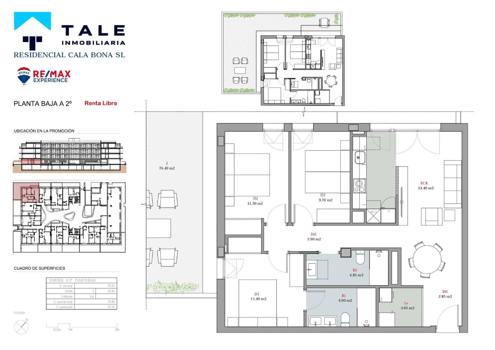 3 soveværelse Lejlighed til salg i Cala Millor - € 451.000 (Ref: 8692899)