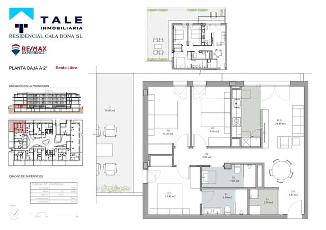3 makuuhuone Huoneisto myytävänä paikassa Cala Millor, Son Servera - 451 000 € (Ref: 8692899)