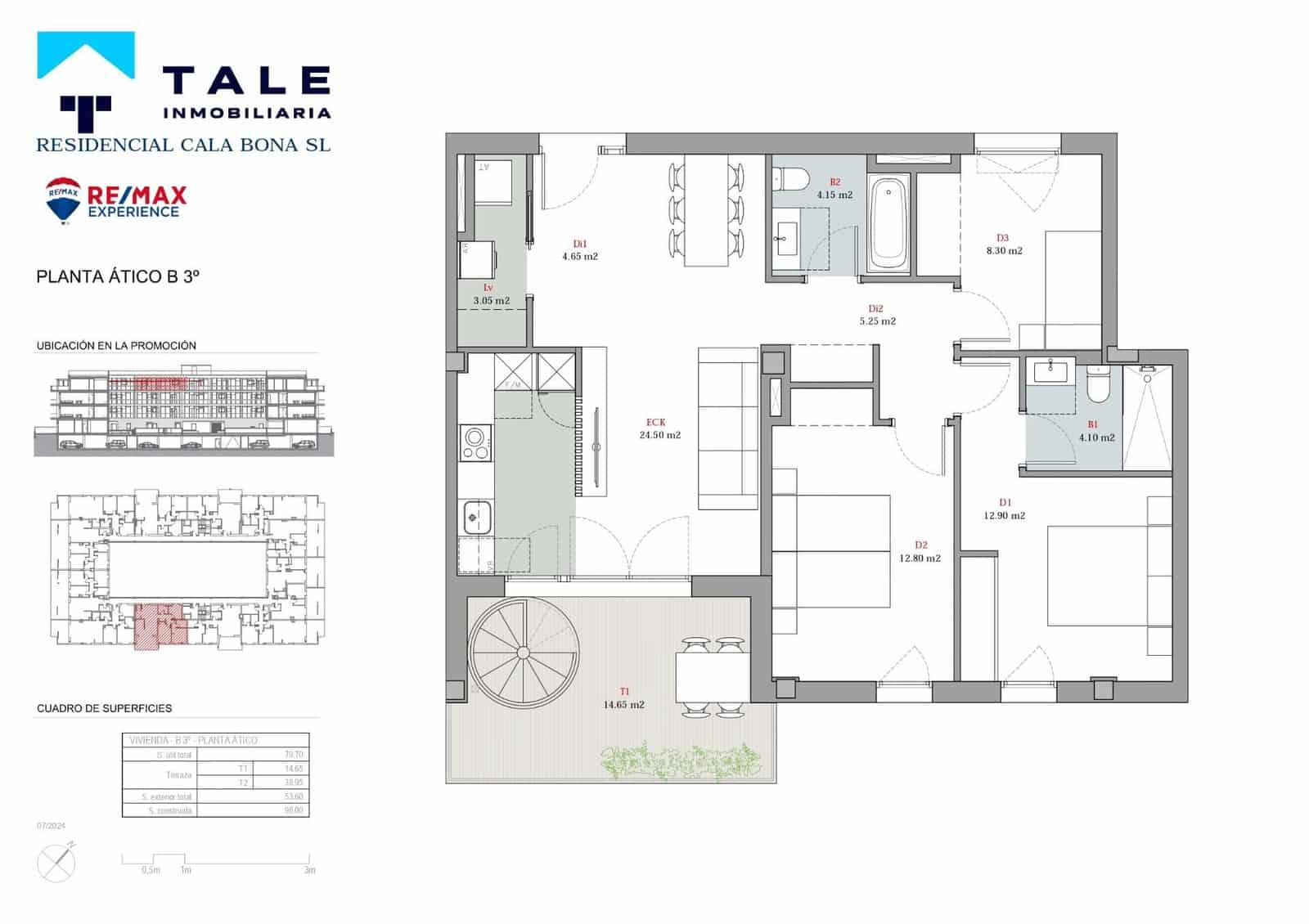 3 soveværelse Penthouse til salg i Cala Millor - € 444.000 (Ref: 8792608)
