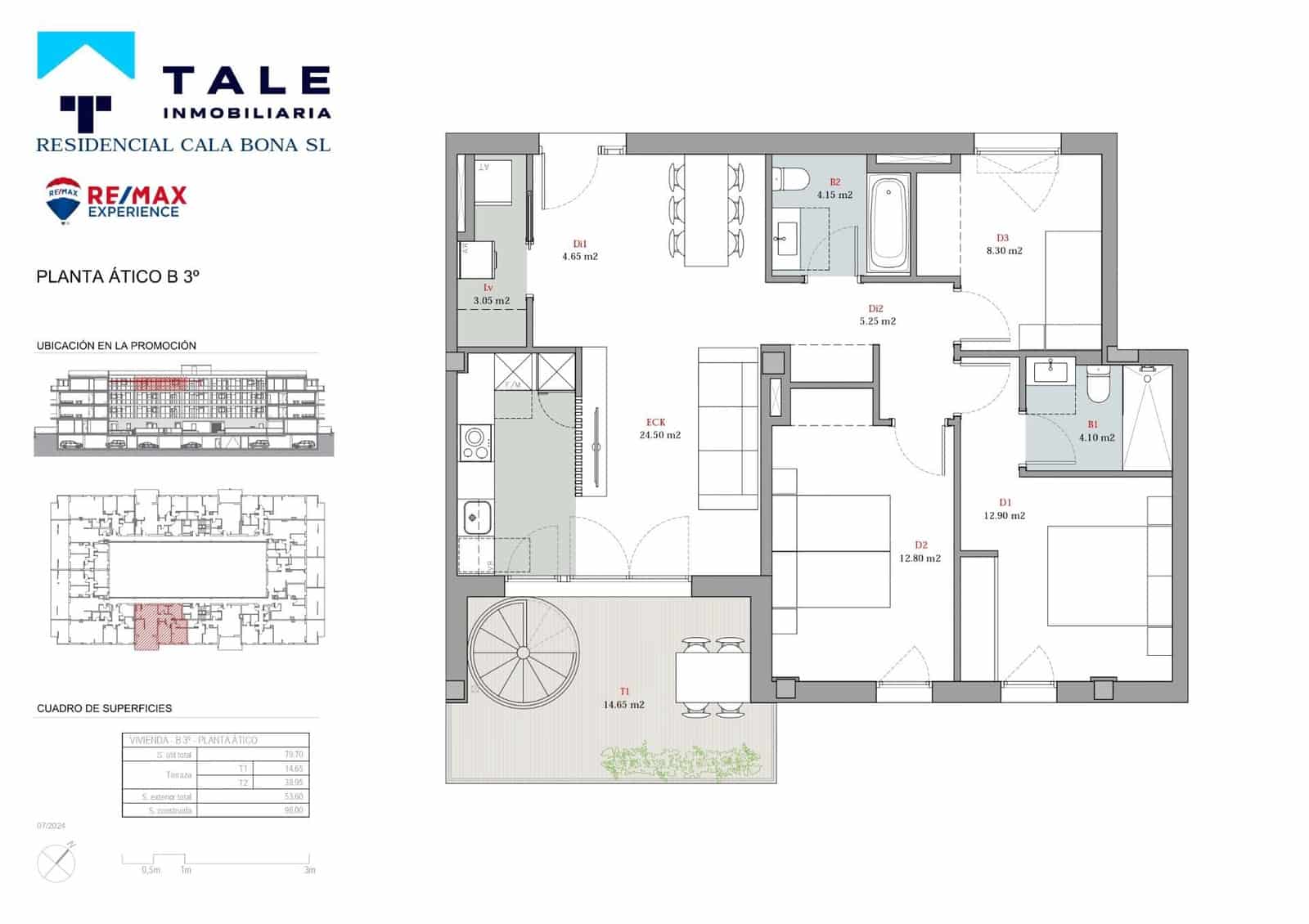 3 soveværelse Penthouse til salg i Cala Millor - € 444.000 (Ref: 8792608)