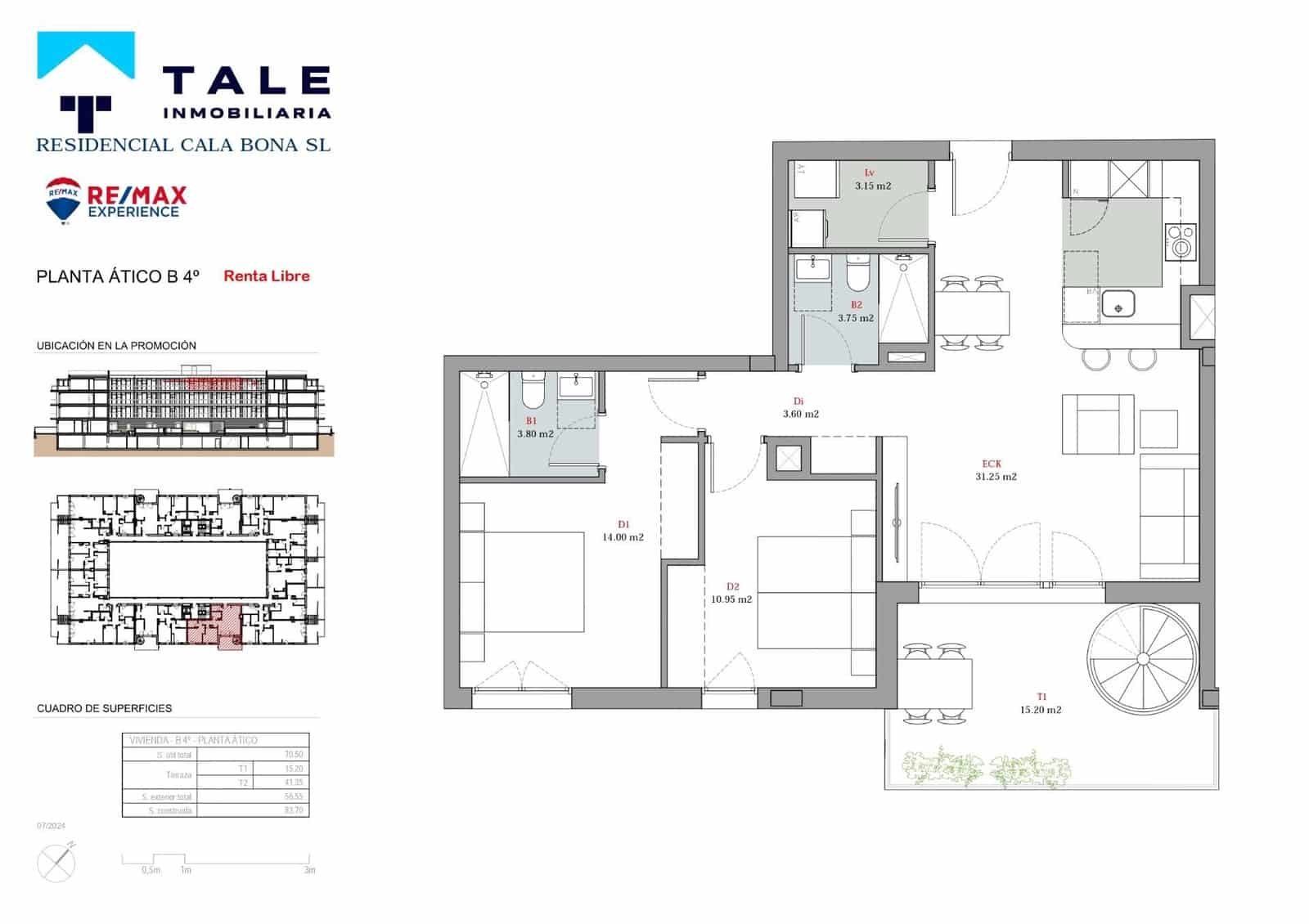 3 bedroom Penthouse for sale in Cala Millor - € 400,000 (Ref: 8792610)