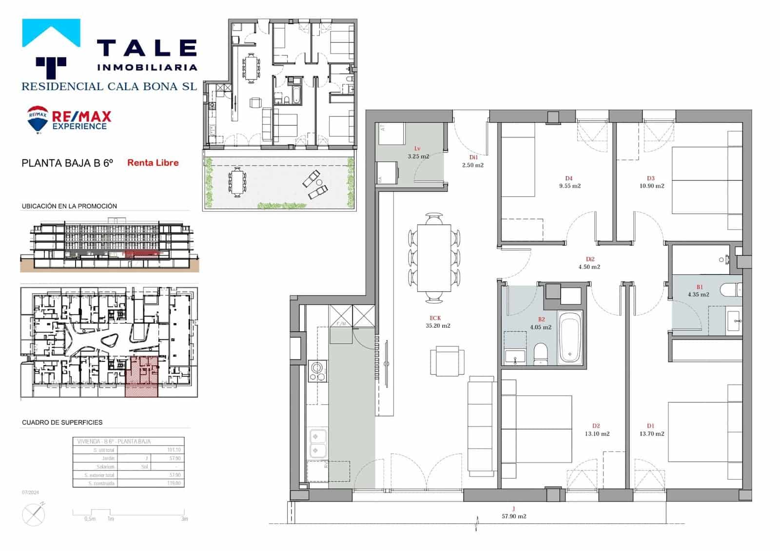 4 soveværelse Lejlighed til salg i Cala Millor - € 525.000 (Ref: 8798879)