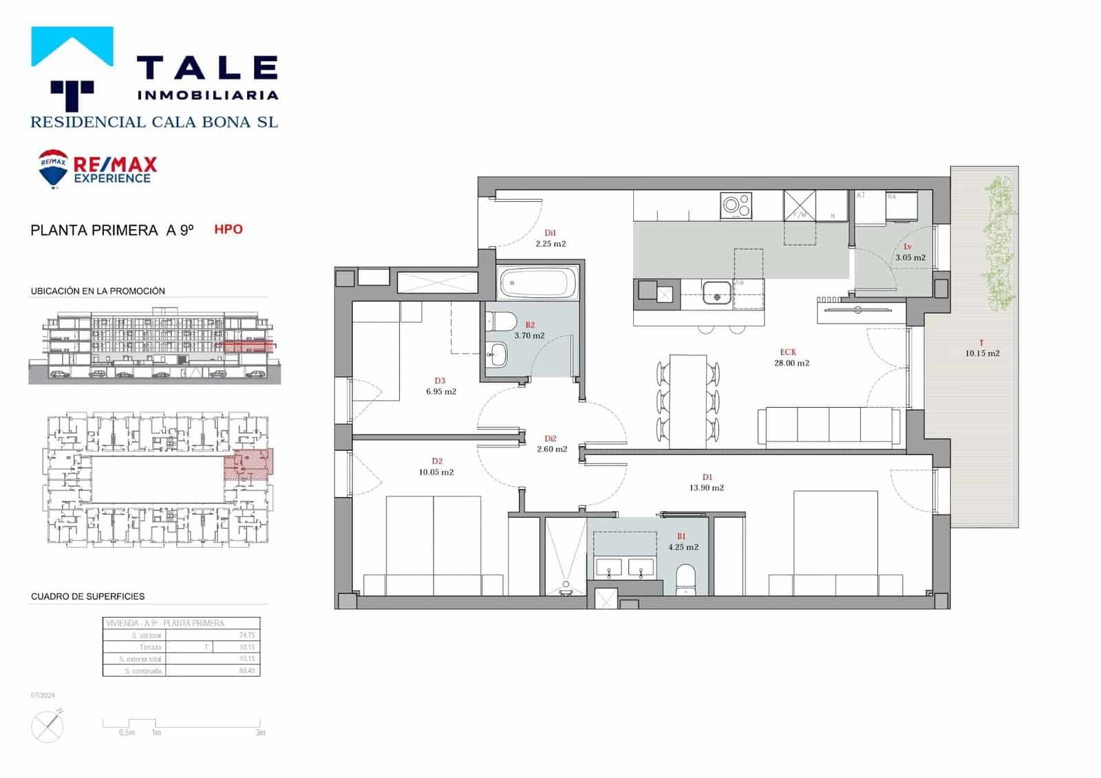 3 soveværelse Lejlighed til salg i Cala Millor - € 264.232 (Ref: 9243194)