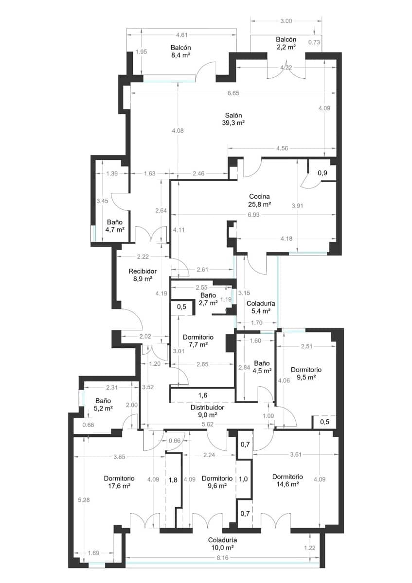 5 sypialnia Mieszkanie na sprzedaż w Palma de Mallorca - 1 104 000 € (Ref: 9794827)